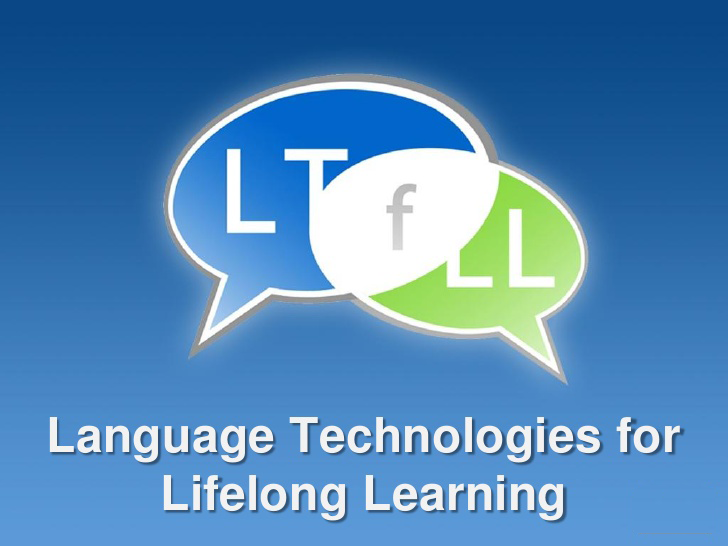 Language technologies for lifelong learning (LTFLL)